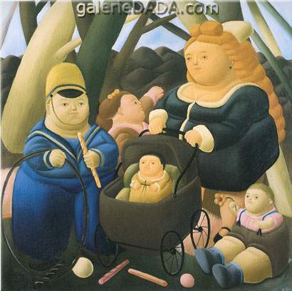 Fernando Botero, Dancer at the Pole Fine Art Reproduction Oil Painting