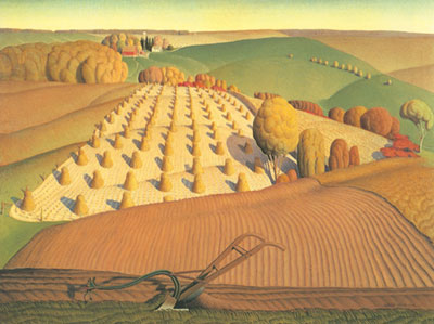 Grant Wood, Midnight Ride of Paul Revere Fine Art Reproduction Oil Painting