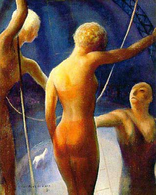 Guy Pene du Bois, Dancer Resting Fine Art Reproduction Oil Painting