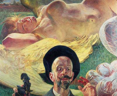 Jacek Malczewski, Aniele Pojde Za Toba Fine Art Reproduction Oil Painting