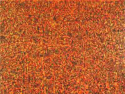 Keith Haring, Moses and the Burning Bush Fine Art Reproduction Oil Painting