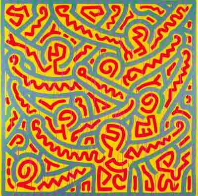 Keith Haring, Untitled (3) Fine Art Reproduction Oil Painting