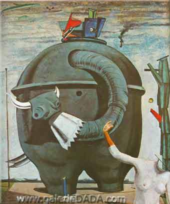 Max Ernst, The Robbing of the Bride Fine Art Reproduction Oil Painting