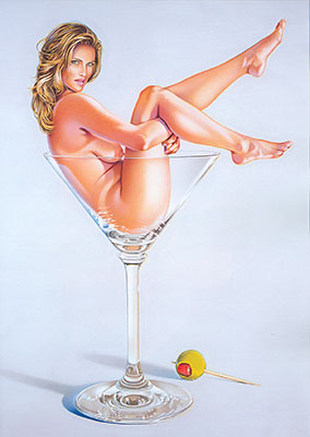 Mel Ramos, Tenerife: Ode to Moe #4 Fine Art Reproduction Oil Painting