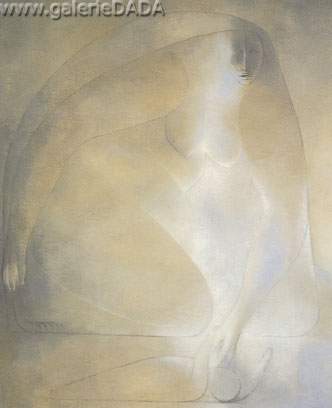 Ricardo Martinez, Mujer y Nino en Blanco Fine Art Reproduction Oil Painting