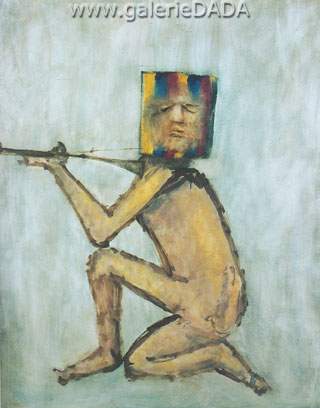 Sidney Nolan, Miner Fine Art Reproduction Oil Painting