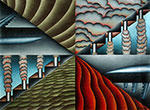 Antonio Henrique Amaral, Field of Opposites Fine Art Reproduction Oil Painting