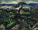 Arthur Lismer, Dark Pine, Georgian Bay Fine Art Reproduction Oil Painting