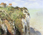 Claude Monet, Cliff at Dieppe Fine Art Reproduction Oil Painting