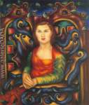 Cundo Bermudez, Portrait of Lydia Fine Art Reproduction Oil Painting
