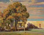 Oscar Berninghaus,  Ranchitos Hacienda Fine Art Reproduction Oil Painting
