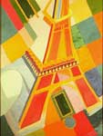 Robert & Sonia Delaunay, Eiffel Tower Fine Art Reproduction Oil Painting