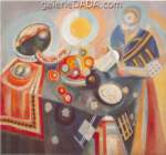 Robert & Sonia Delaunay, Woman Pouring Fine Art Reproduction Oil Painting